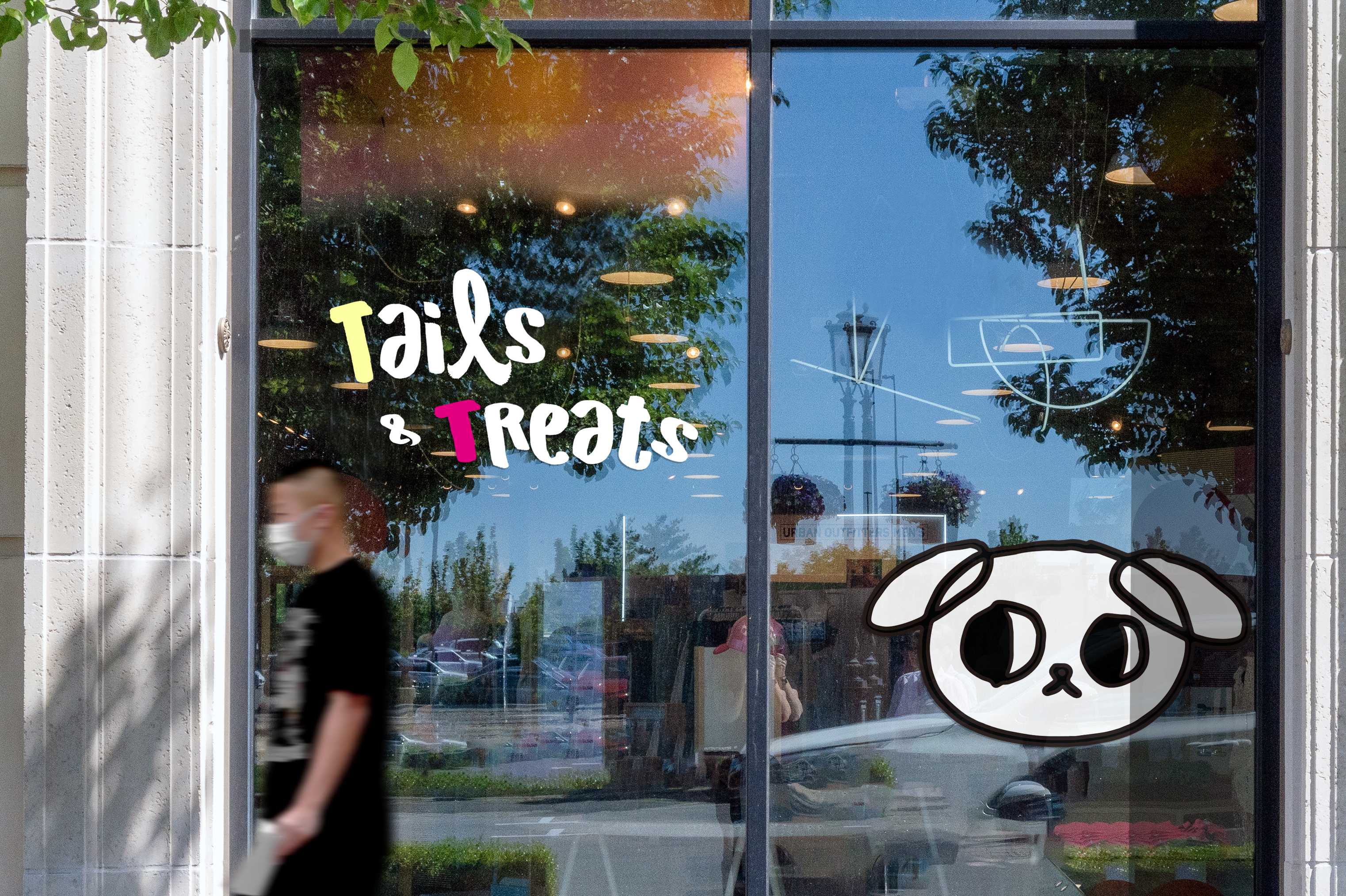 Tails and Treats storefront branding