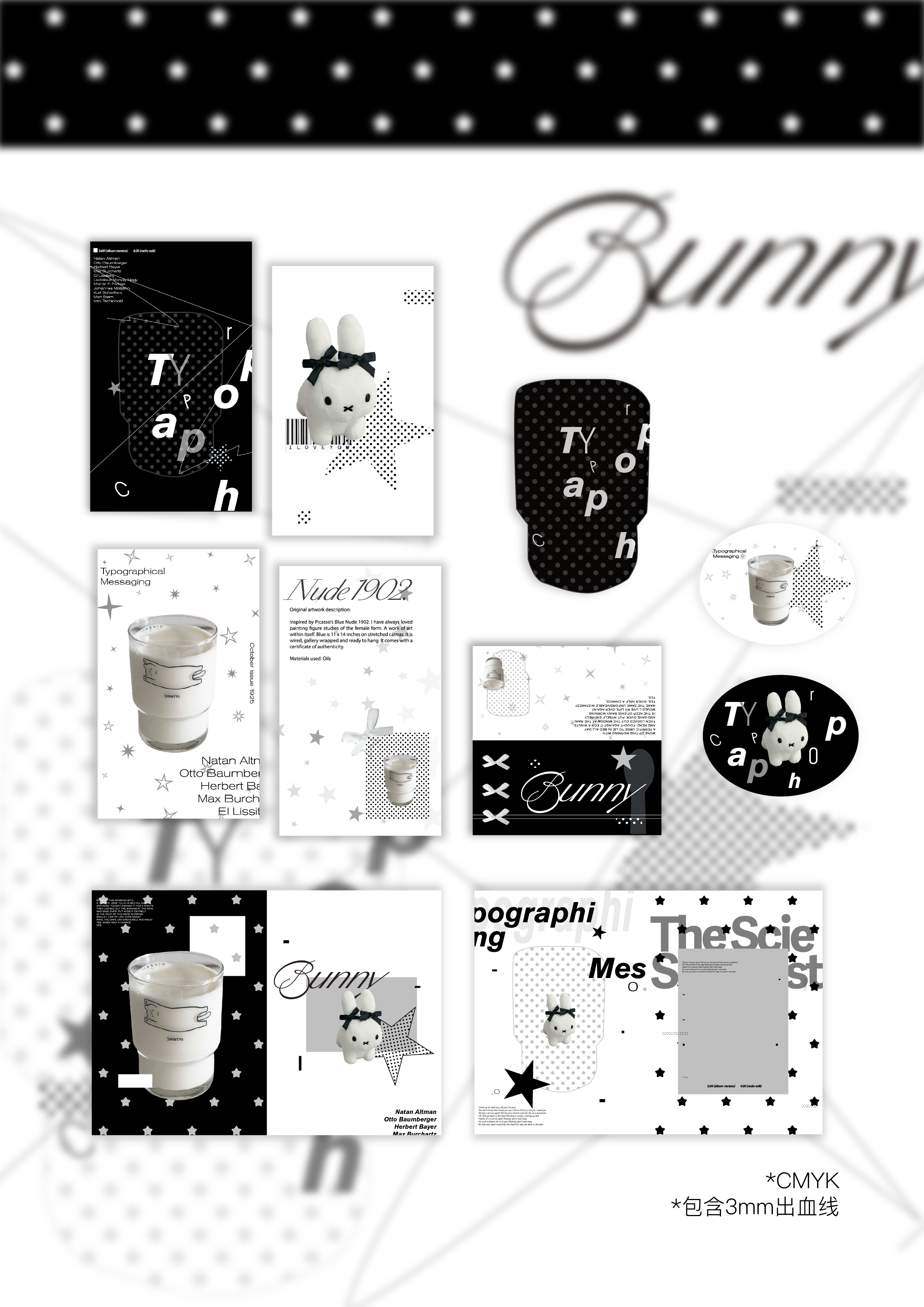 Bunny branding board