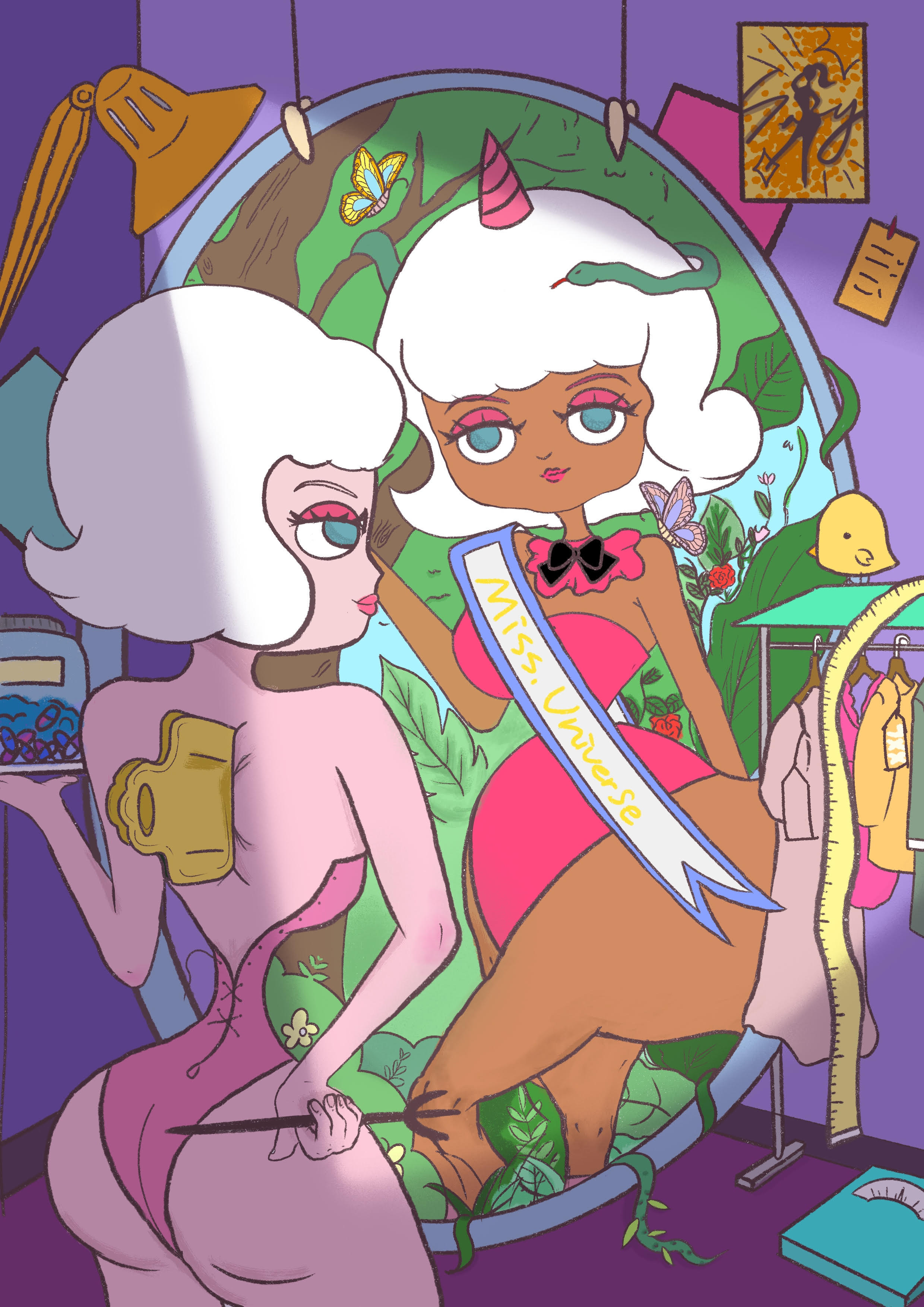 Body digital drawing