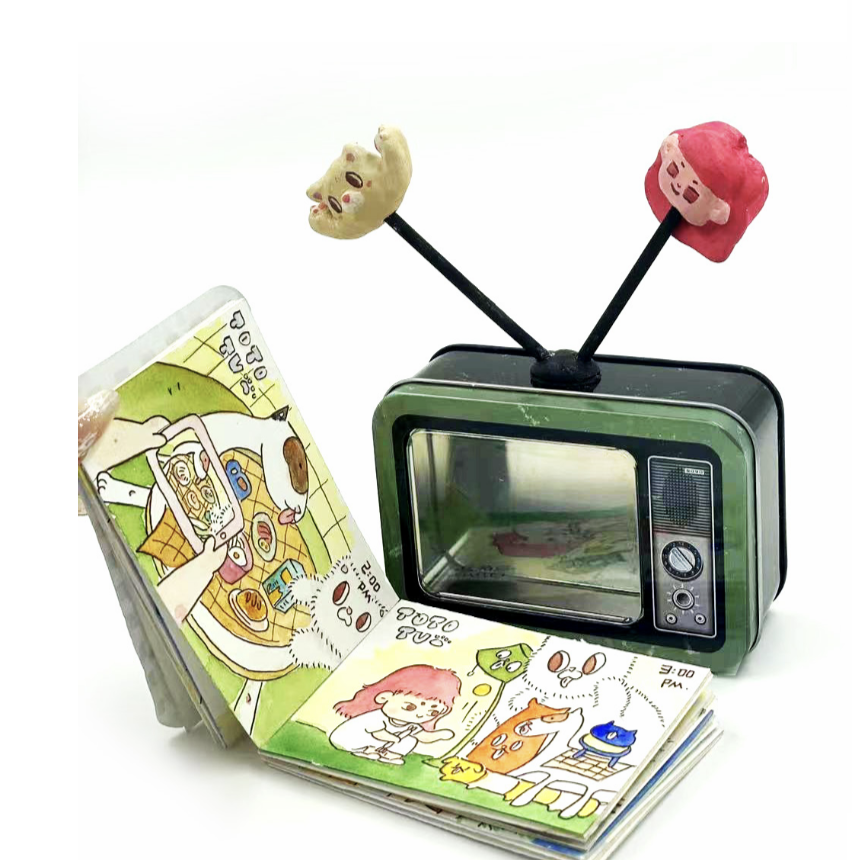 Chloe and her wonder dogs object mockup