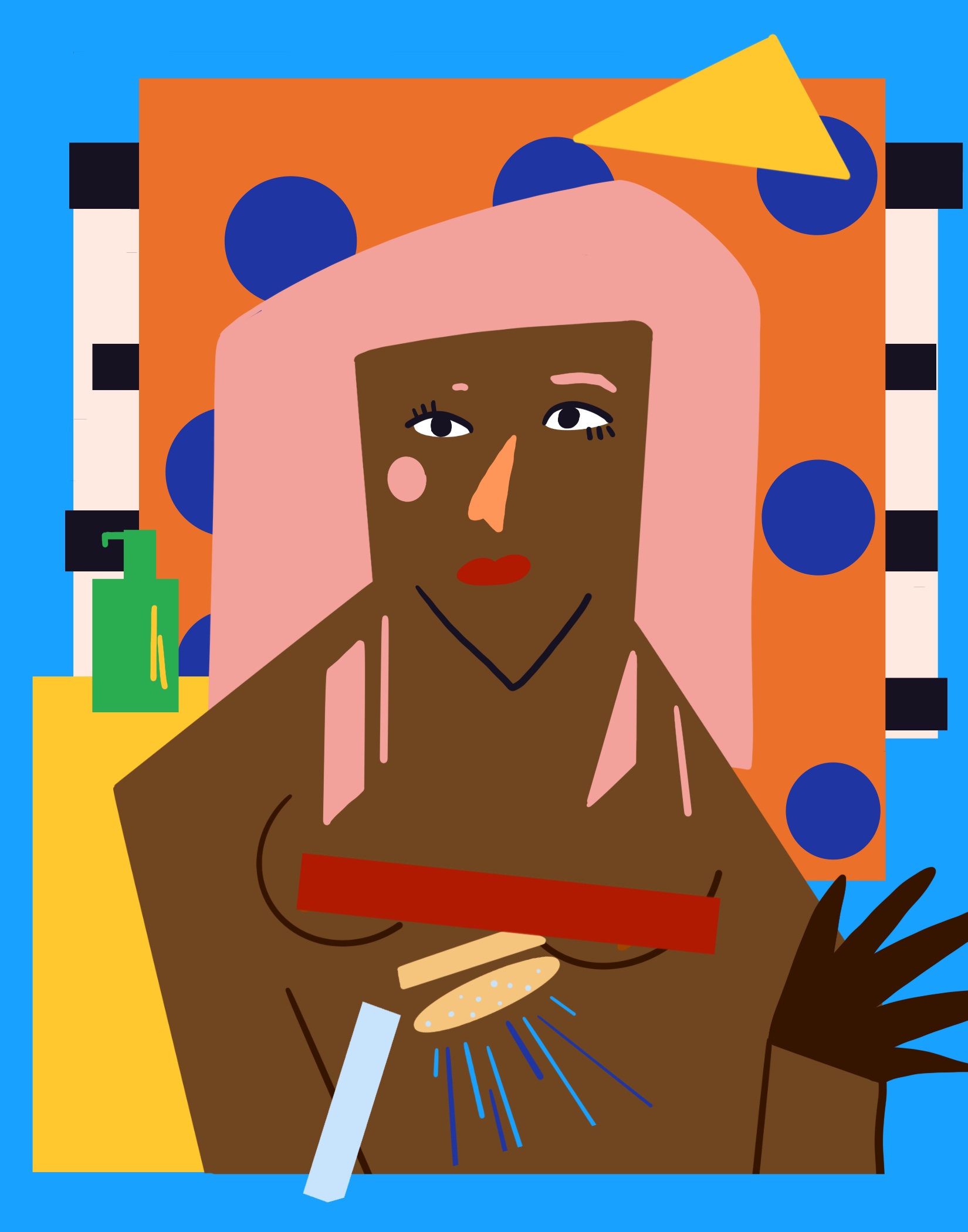 Inside digital drawing